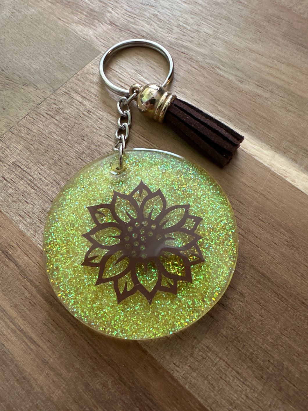 Sunflower Keychain