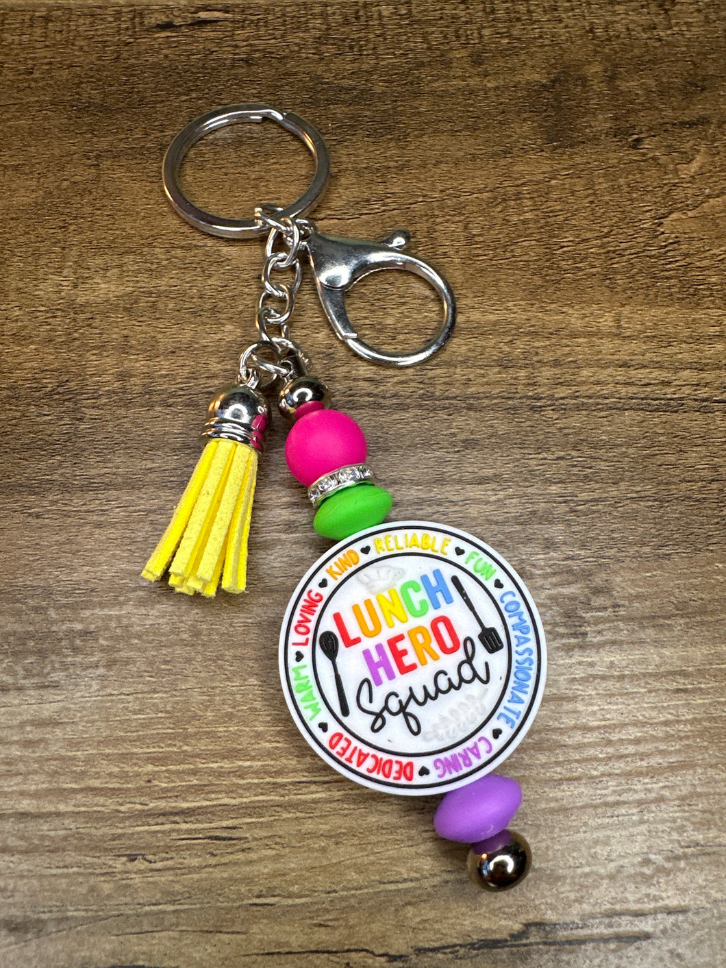 Lunch Hero Squad Keychain