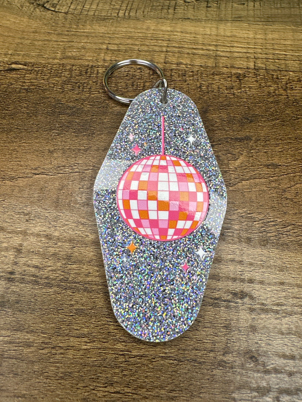 Disco Hotel Keychain