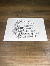 Load image into Gallery viewer, Murder Shows canvas
