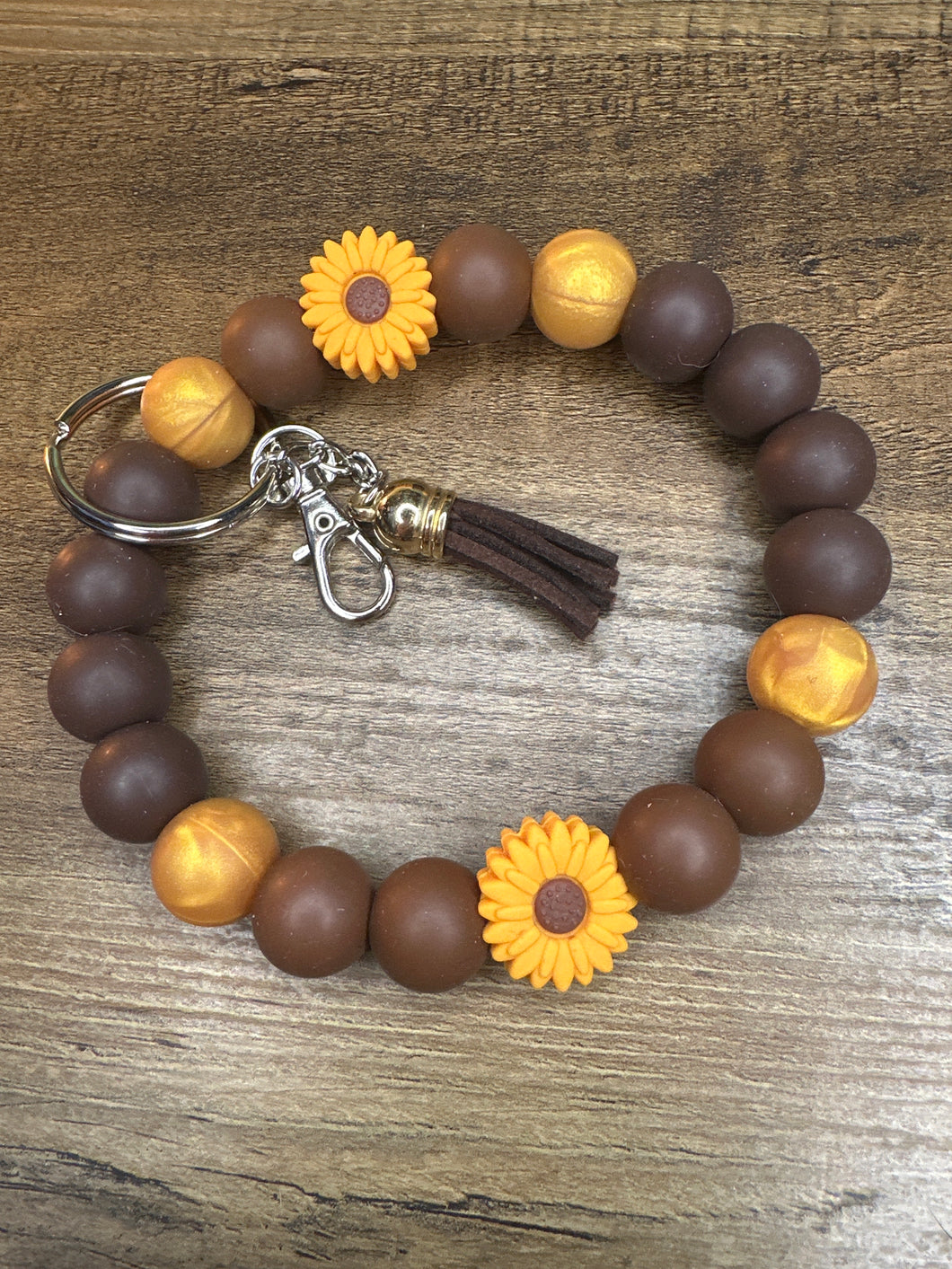 Sunflower Wristlet