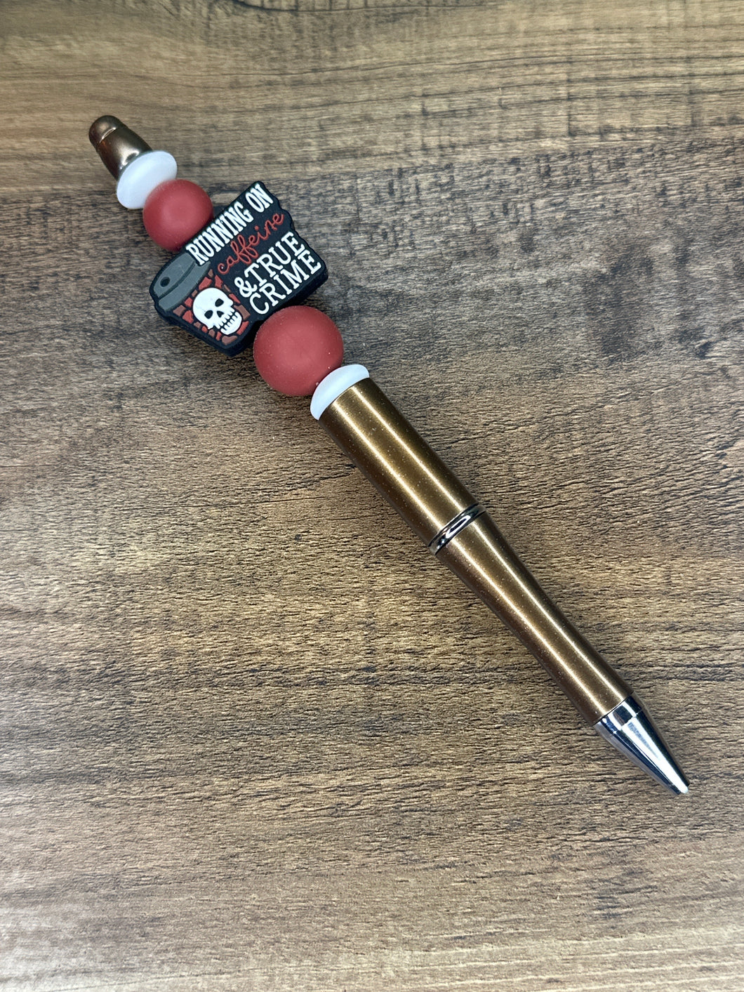 Caffeine and True Crime Pen
