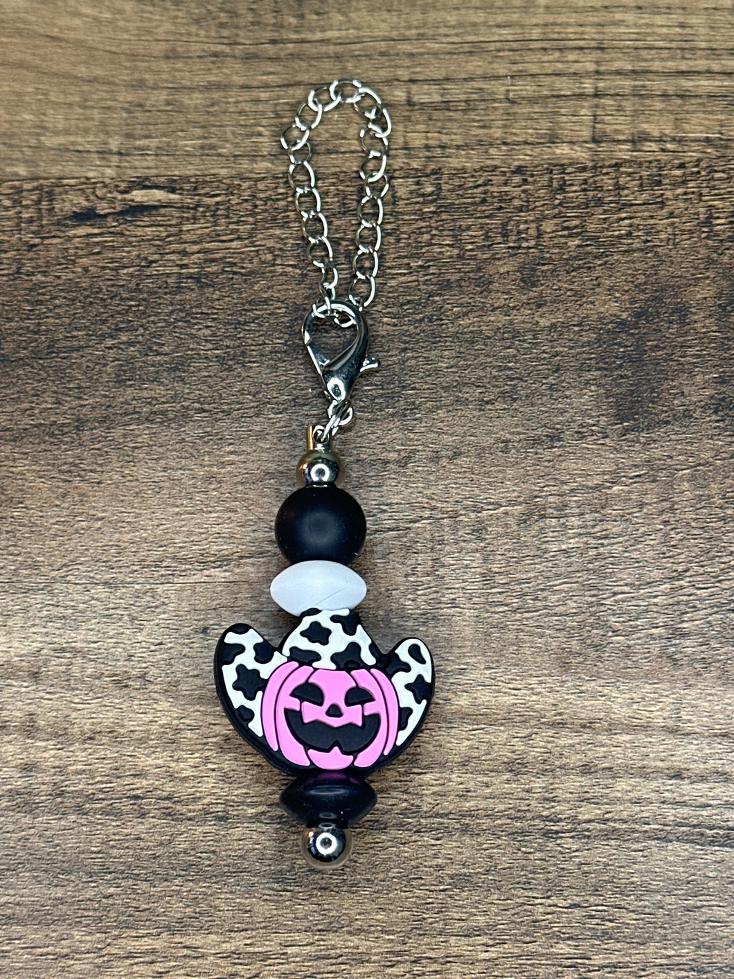 Cowboy Jack O Lantern Cup Charm