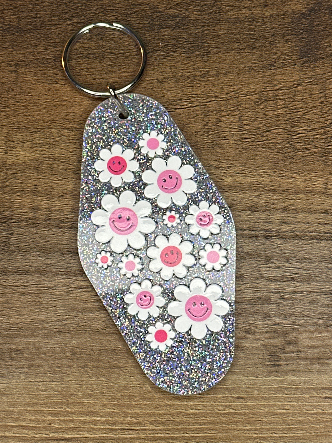Happy Flowers Hotel Keychain