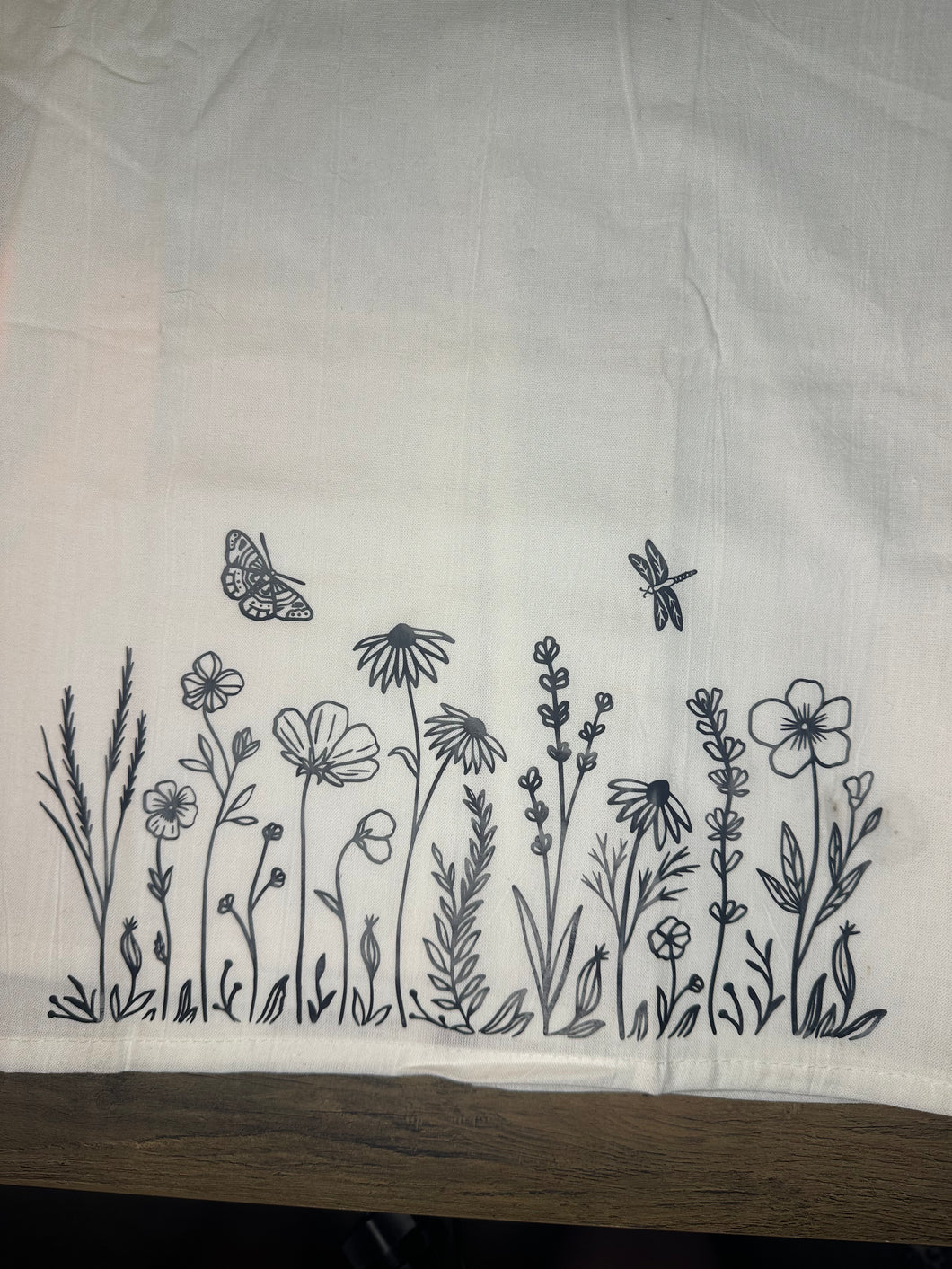Floral Tea Towel
